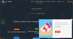 Desktop Screenshot of gauravtiwari.org
