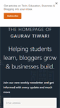 Mobile Screenshot of gauravtiwari.org